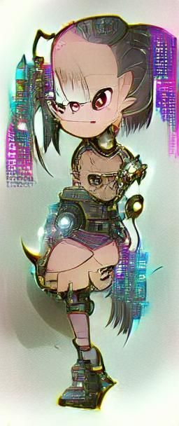 Cyberpunk mahou shoujo