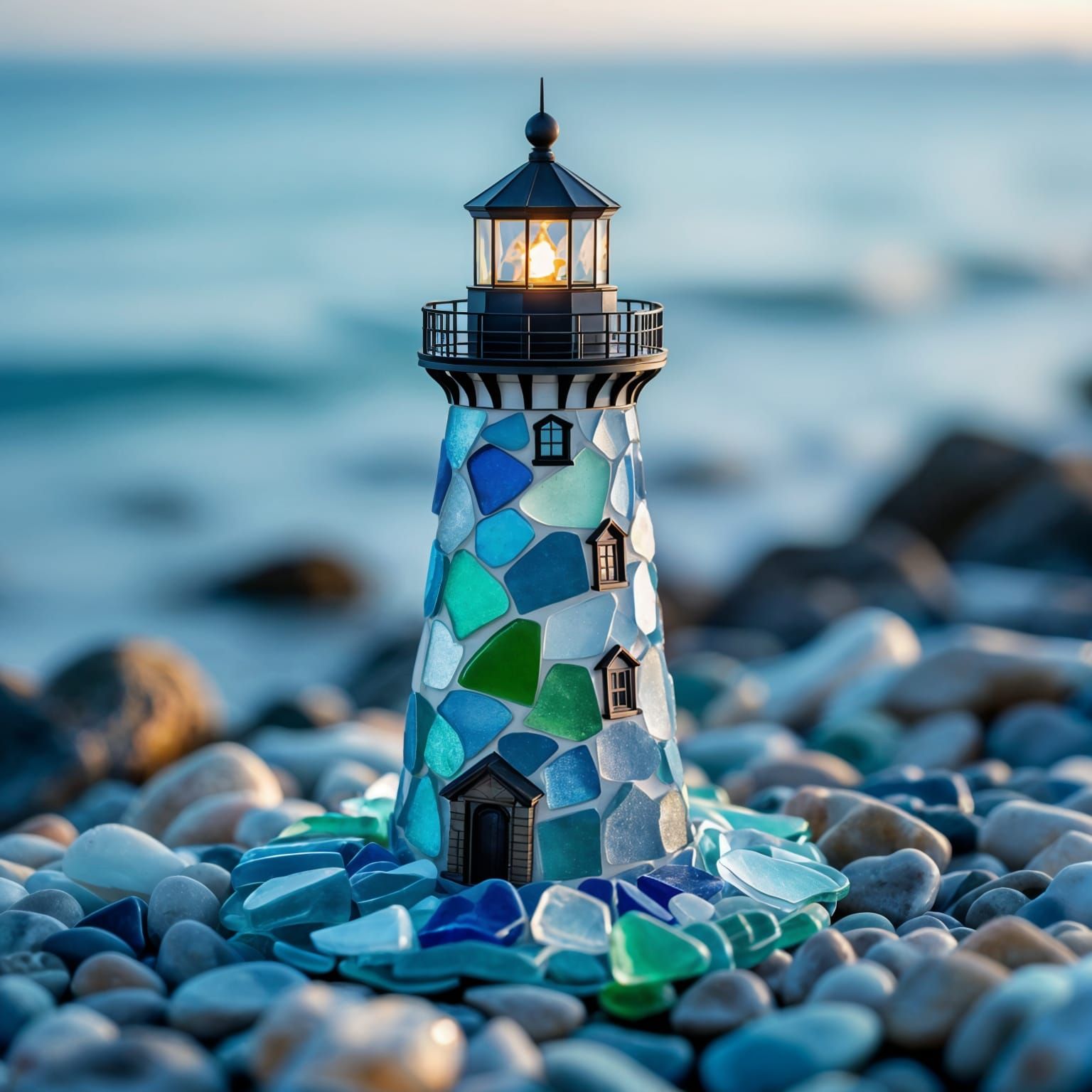 Sea Glass Lighthouse   by @RedPixie