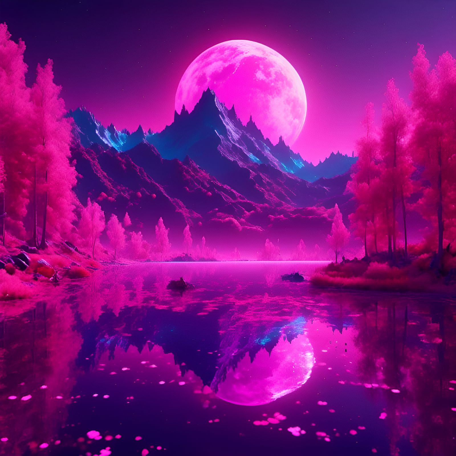 Pink and Purple