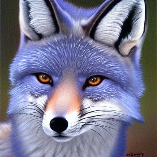 Blue Fox Fire