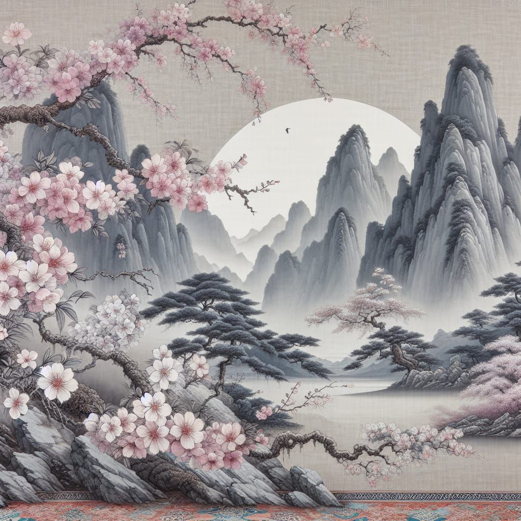 Majestic oriental canvas   by @ericde