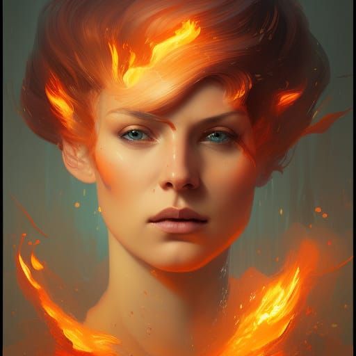 On Fire. - AI Generated Artwork - NightCafe Creator