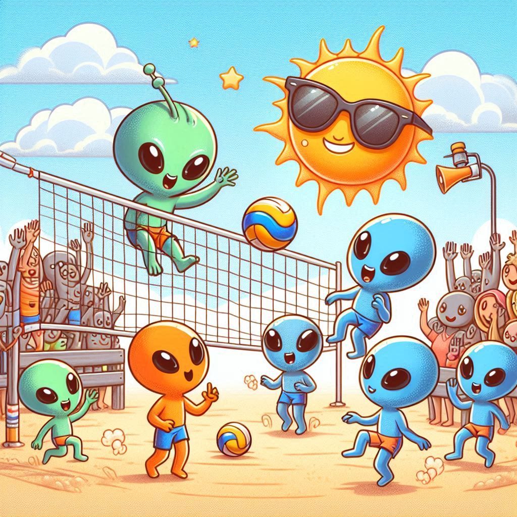 Alien Beach Volleyball