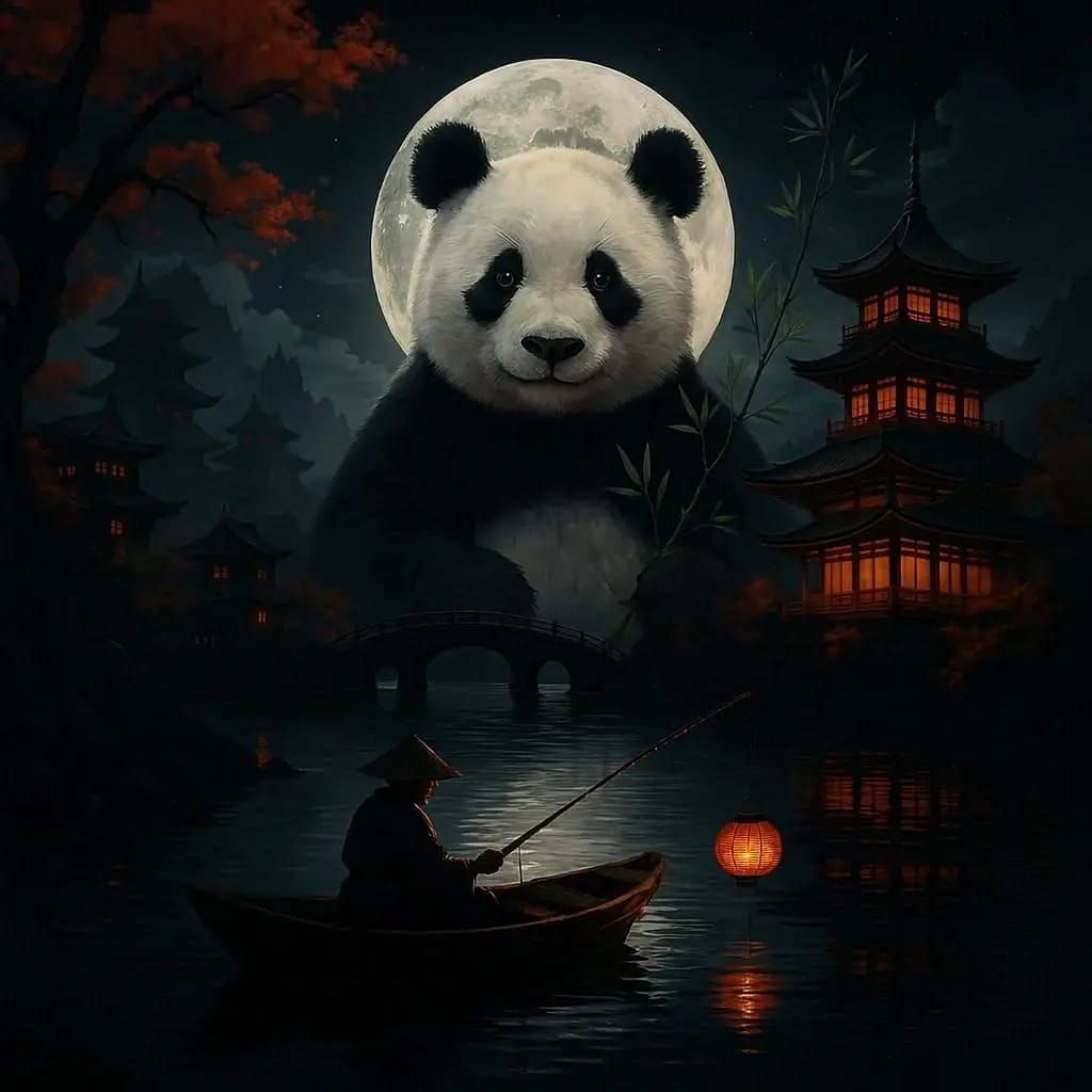 Panda moon