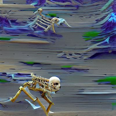 skeleton 8K - AI Generated Artwork - NightCafe Creator