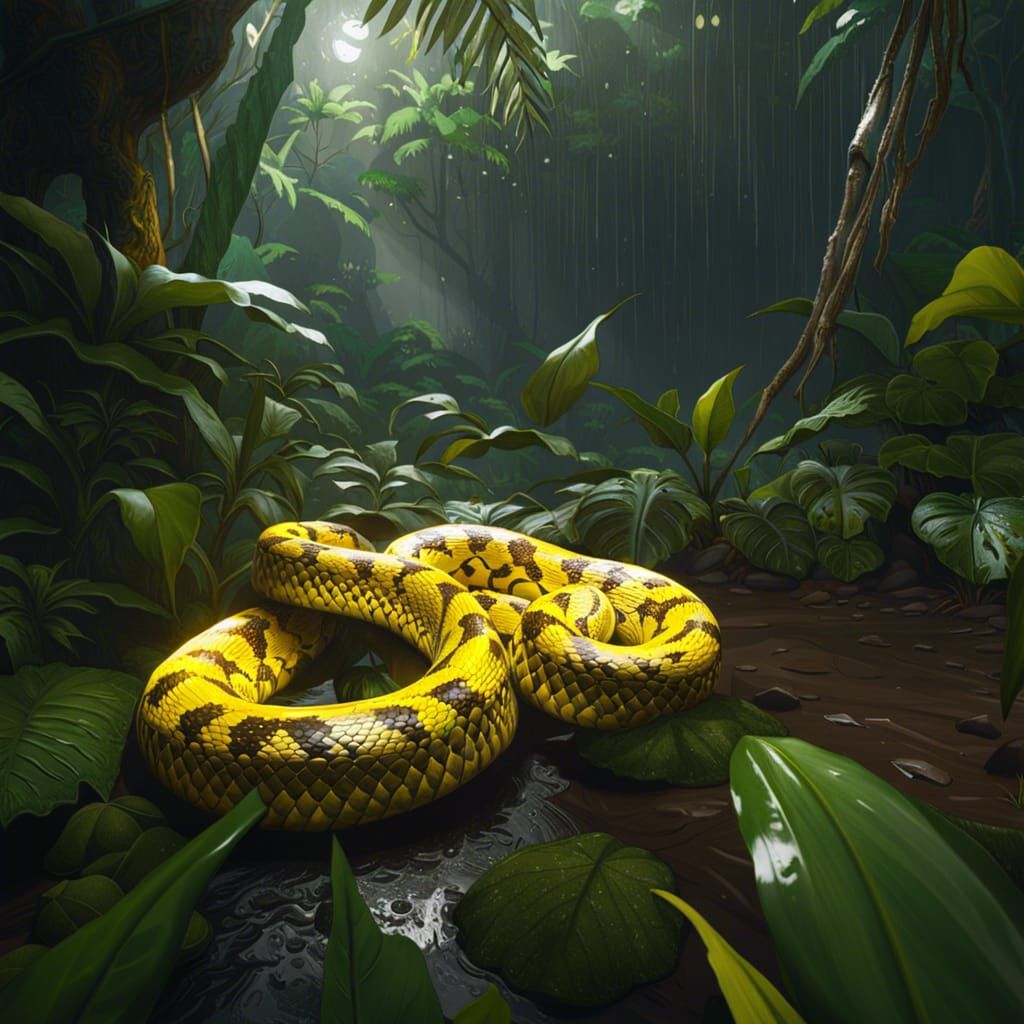 Burmese python - AI Generated Artwork - NightCafe Creator