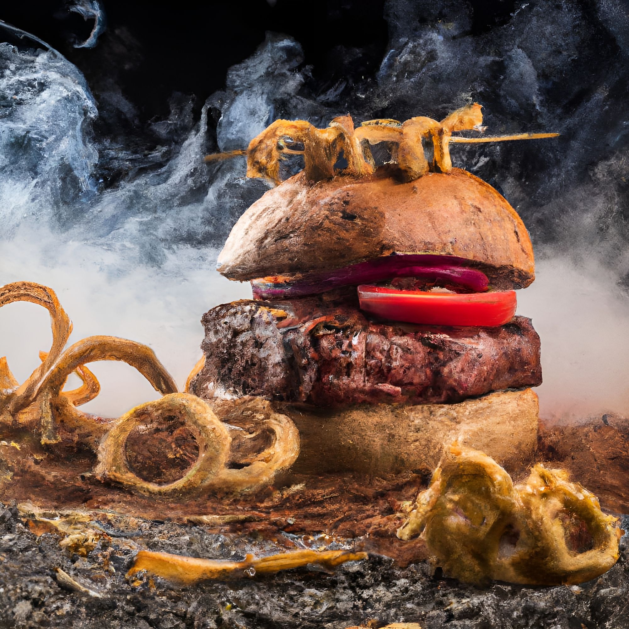 I smell like beef. . AI Generated Artwork NightCafe Creator