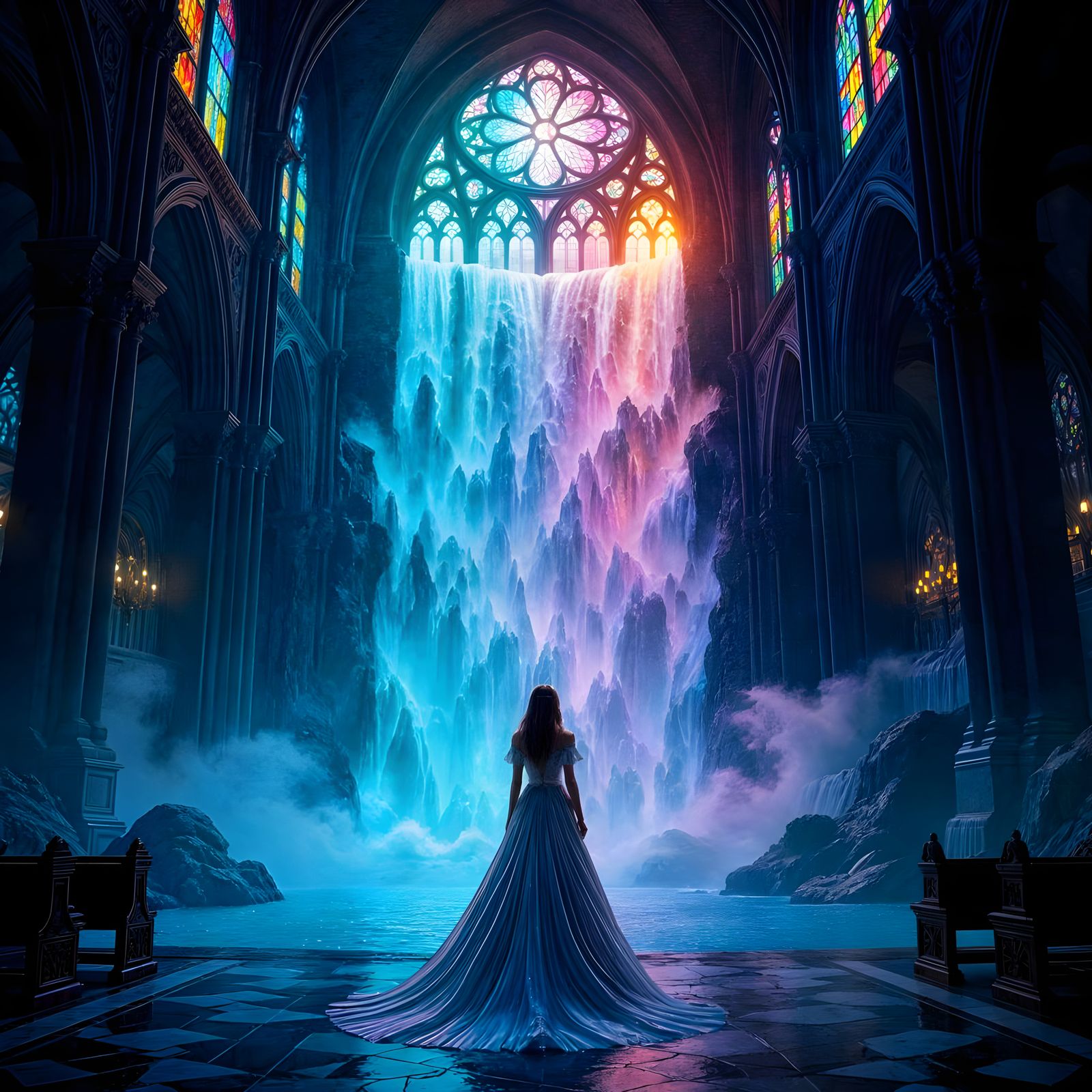 ColourFall  by @AncientAardvark 