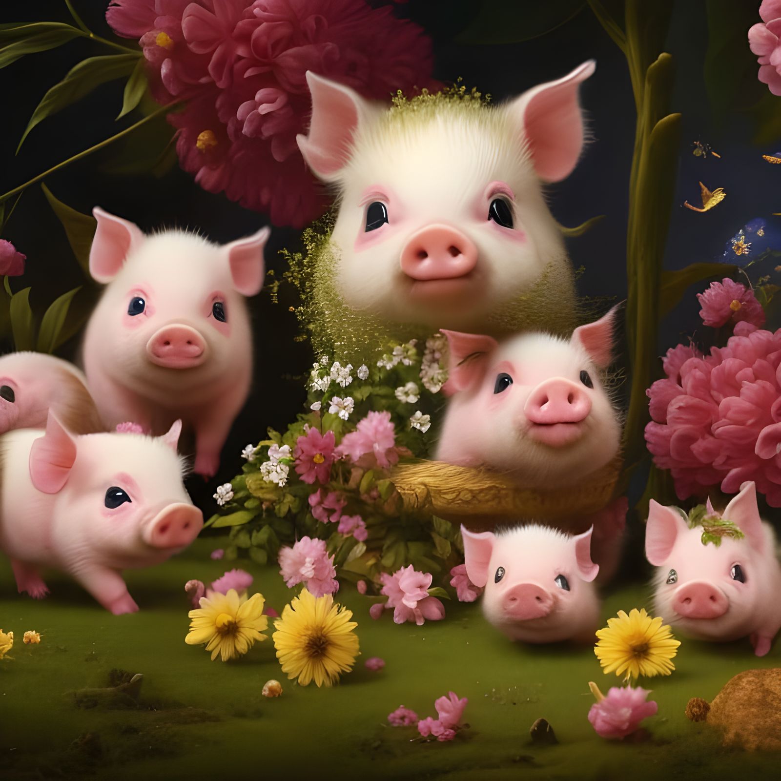 Pigs   by @Junglegeorge