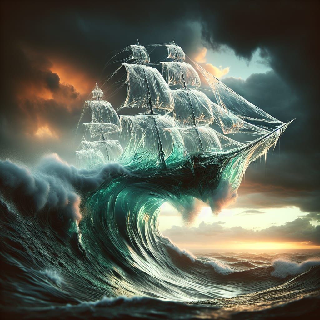 Ghost of a Ship  by @Lady of the Thorns