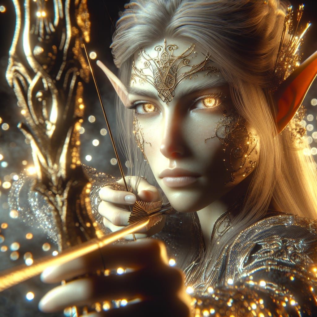 Golden archer eye  by @Diana S