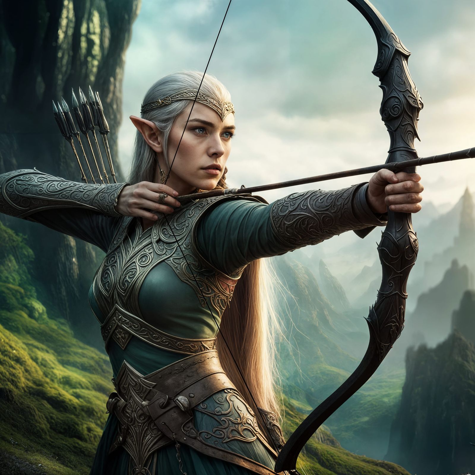 Beautiful Elven Archer 5