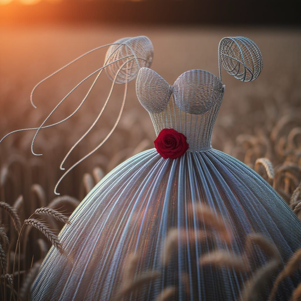 Clothing Fashion Made of Twisting Wire  by @LordCanis