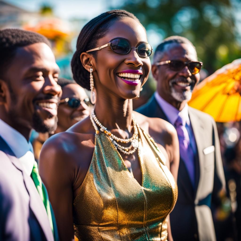Smiley Lady in New Orleans