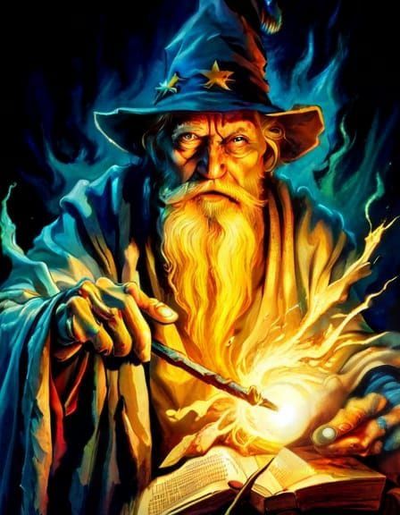 The Friendly Wizard  by @lawrencelot