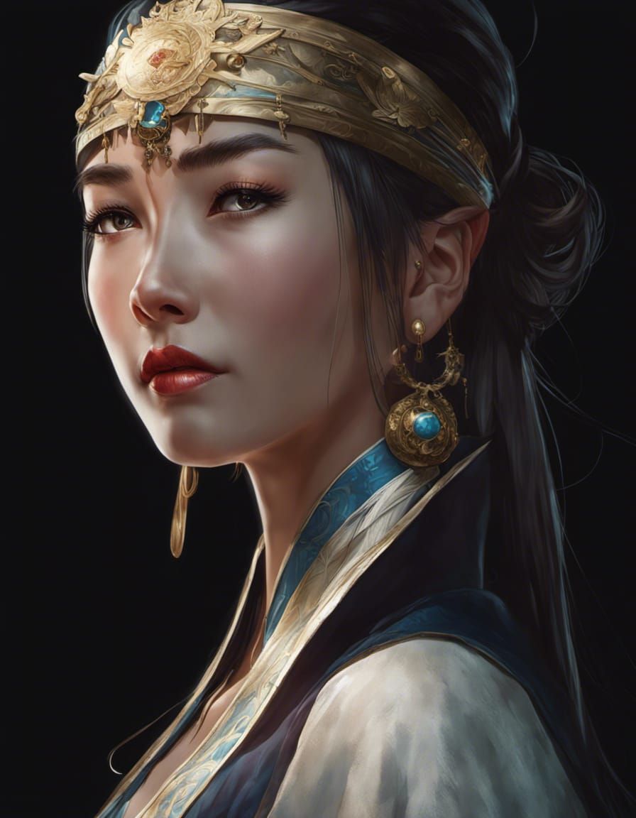 Zheng Yi Sao, Chinese Pirate Queen, circa 1810 - AI Generated Artwork ...