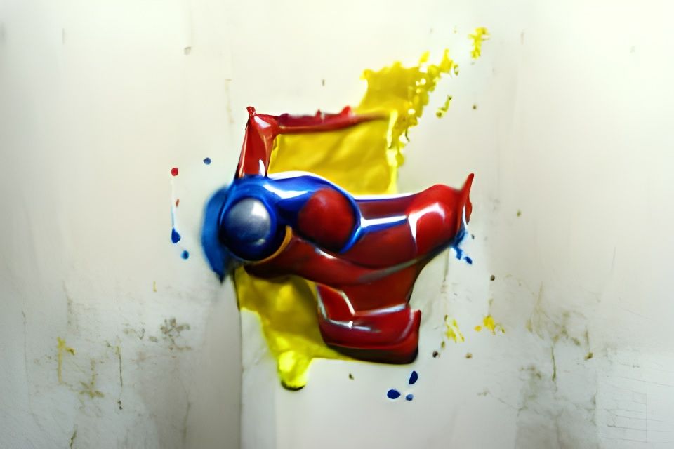 Marvel heroes in paint II