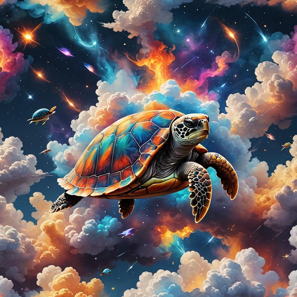 Cute Chibi Turtle - AI Generated Artwork - NightCafe Creator