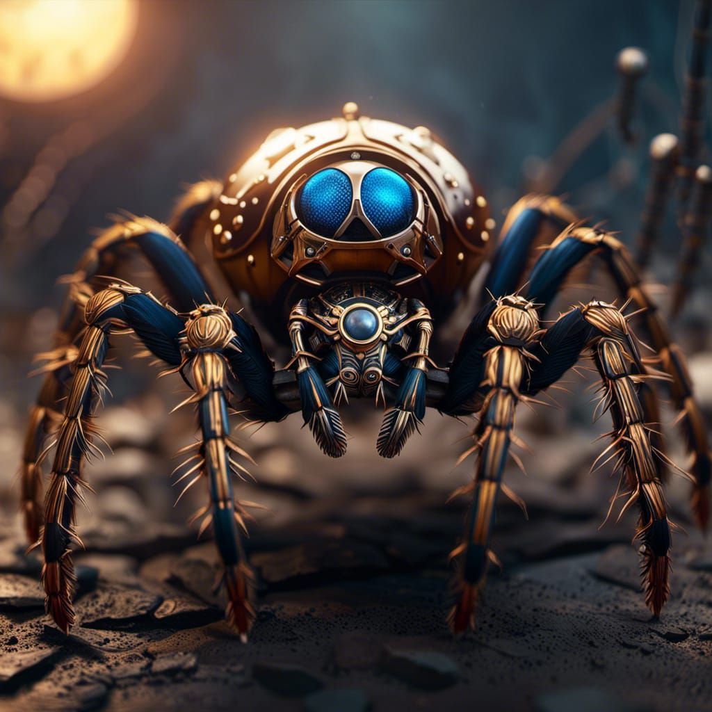 mechanical spider  by @Torek