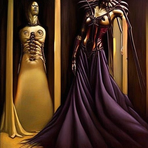 "Sweet Dreams" epic neo-primitivism horror masterpiece by Am...
