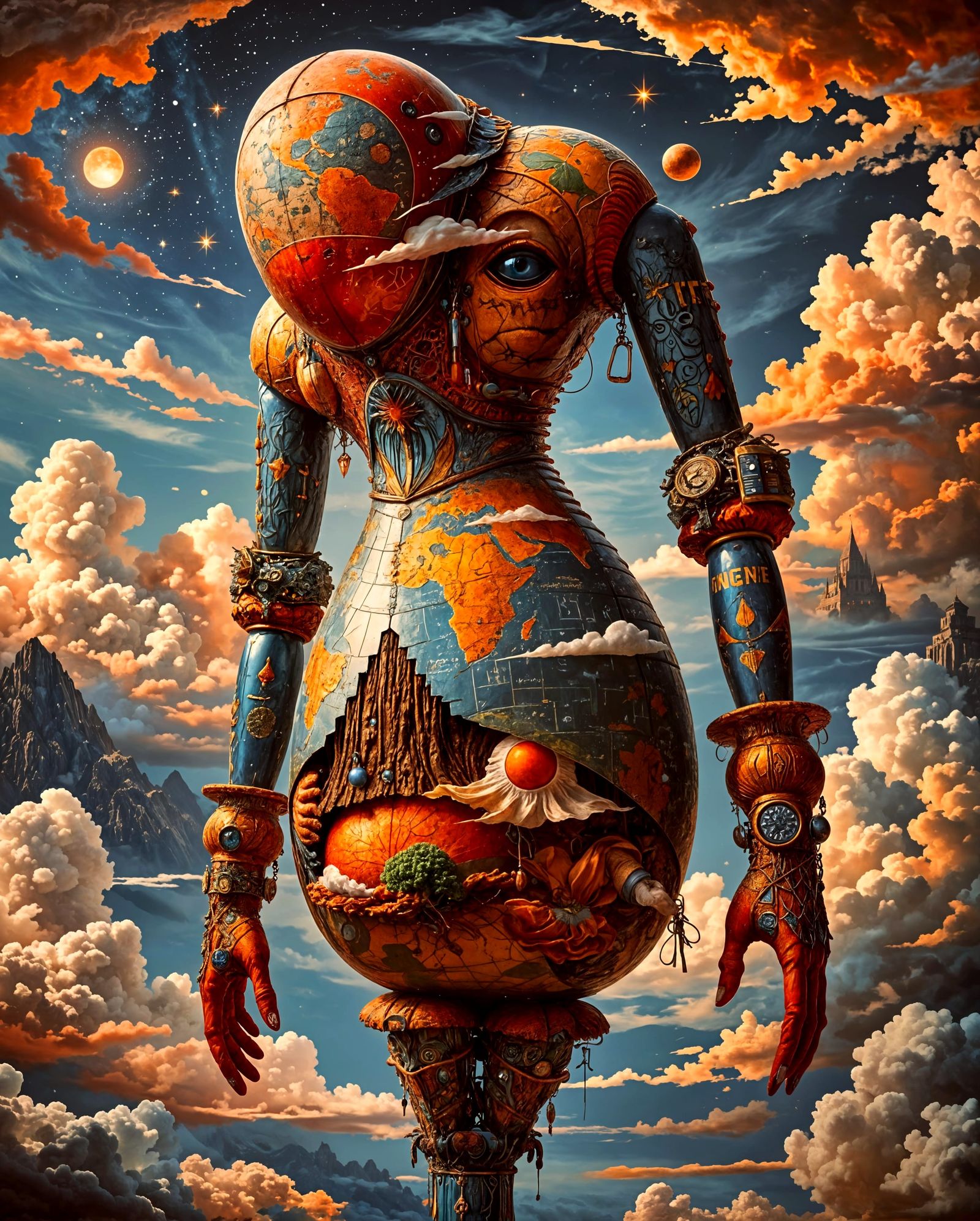 Earth gliding through earth