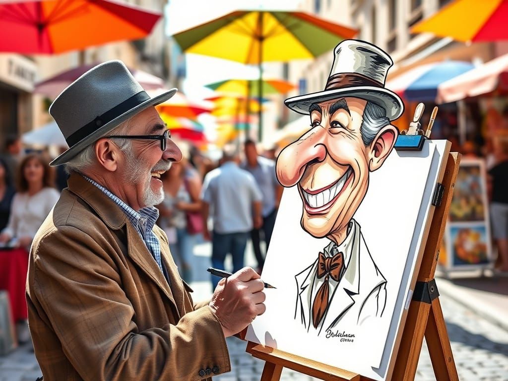 Vivid caricature  by @Dean