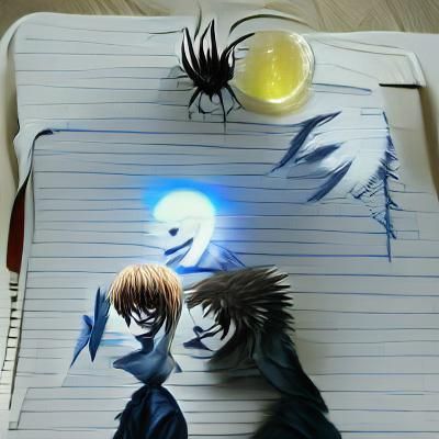 Light yagami and ryuk