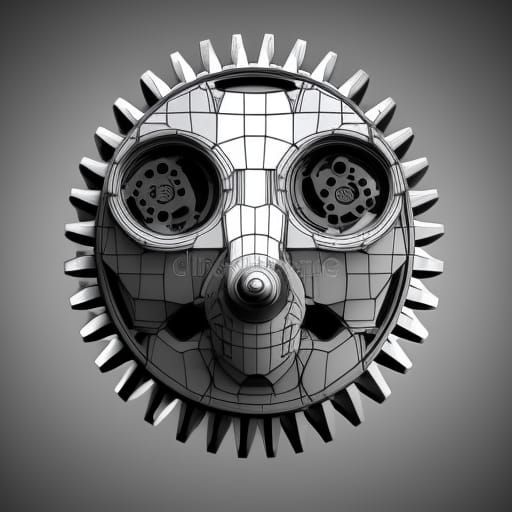 Mechanical gears Robot gears masterpiece 3d professional art...