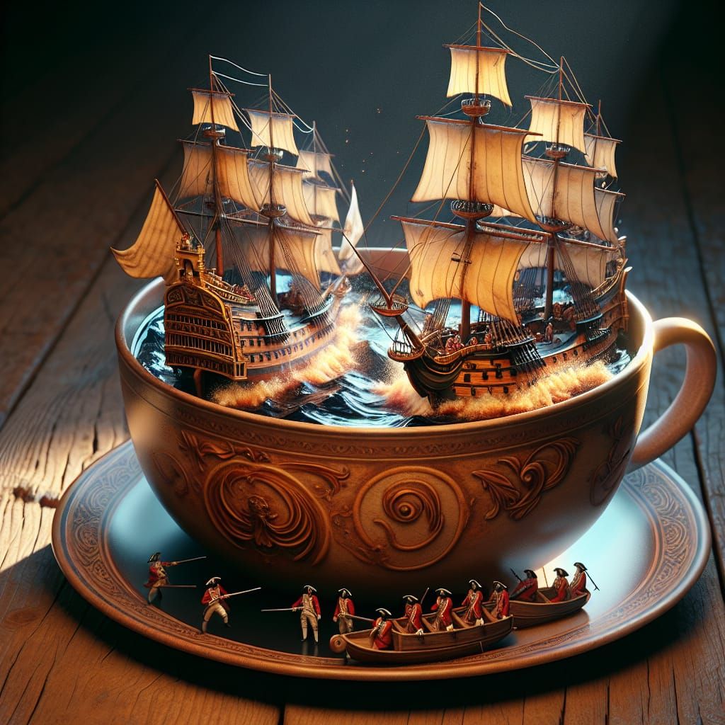 The Battle of Teafalgar  by @undefined