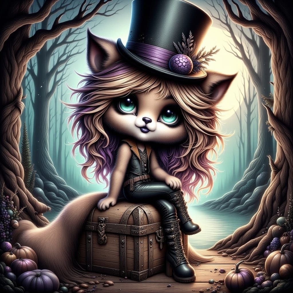 Testing <lora:-Goth Felines-:1.0>