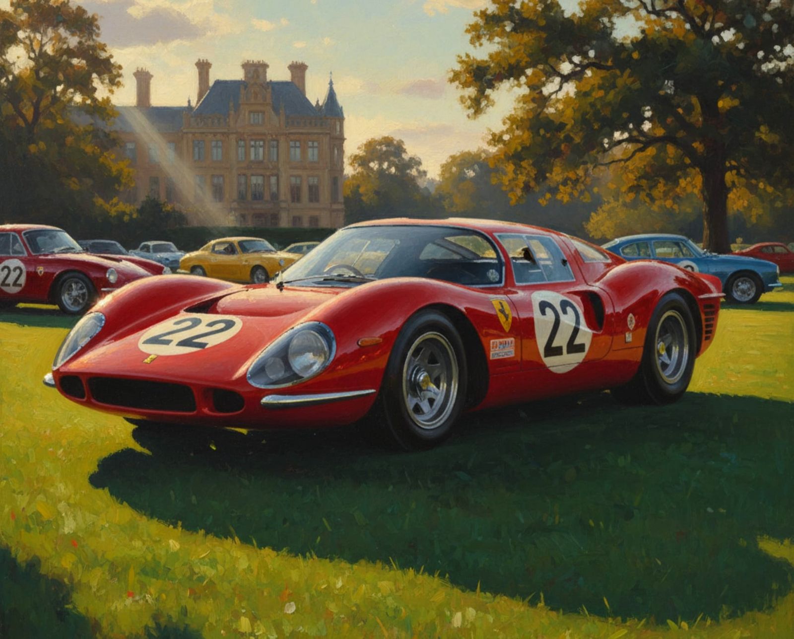 1967 Ferrari 330 P4 by NC Wyeth