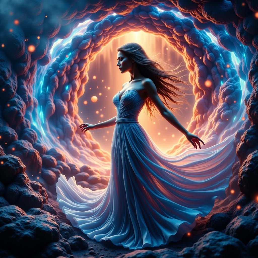 <lora:Anastasia:1.0> <lora:Beautiful women:1.0> <lora:-Omnious-:1.0> <lora:dotty2:1.0> the  goddess of duplicity , found in the middle of an...