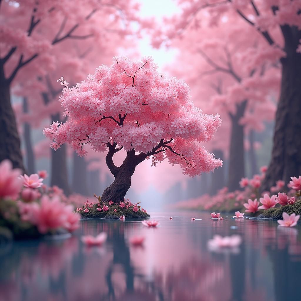 Tiny Cherry Blossom, Big World.