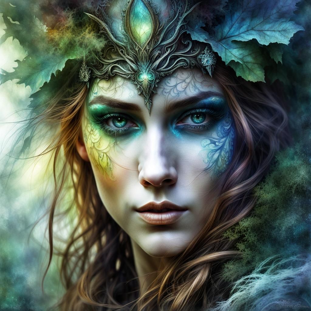 Elven Druid - AI Generated Artwork - NightCafe Creator