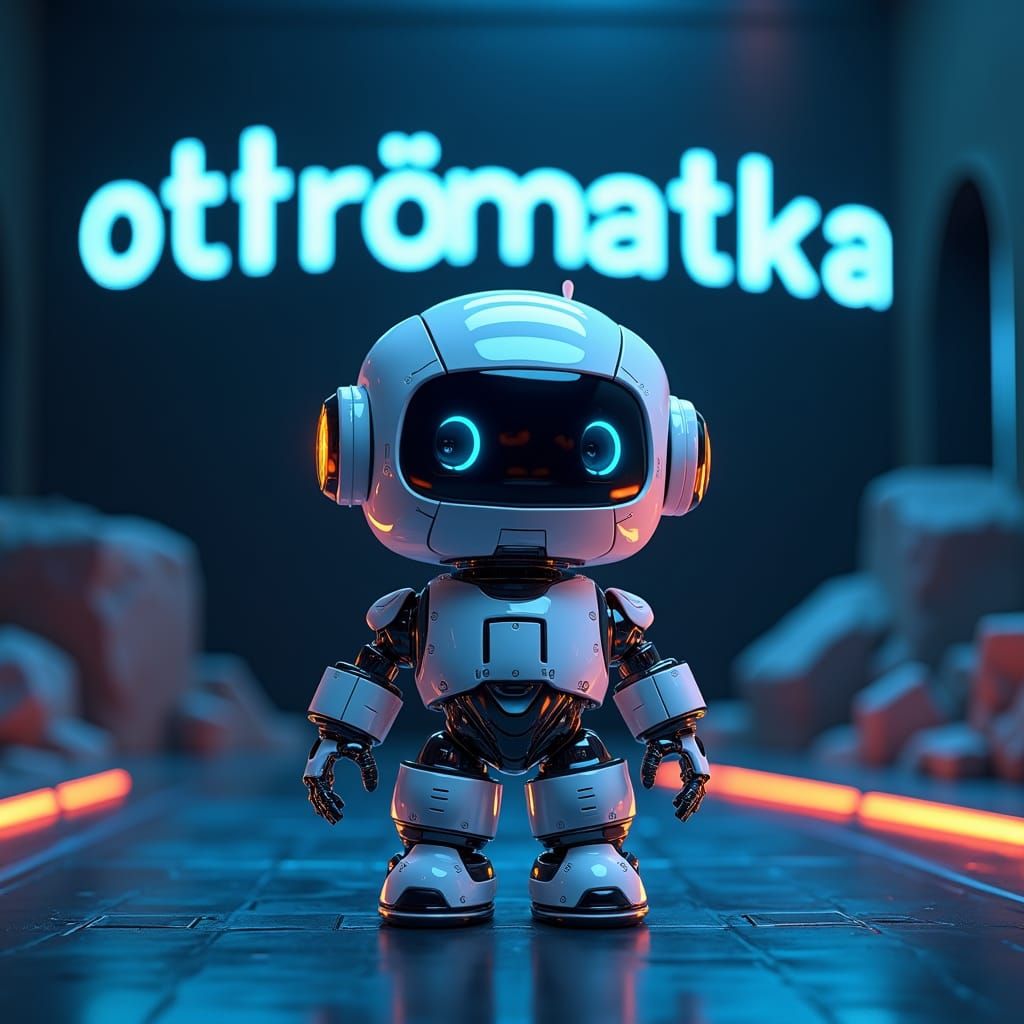 A logo for a task automation company named "ôtômatika", feat...