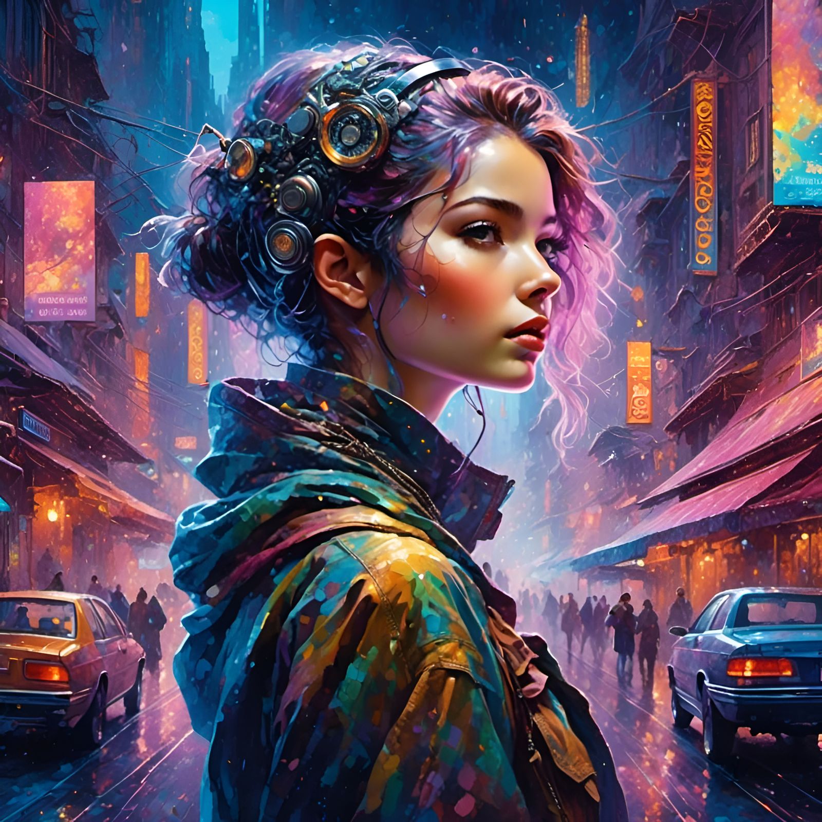 Trying a model cyberpunk 