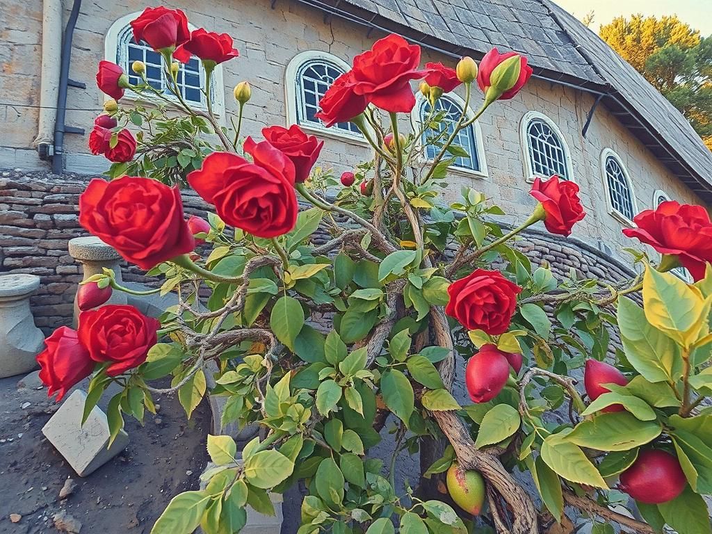 kintsugi, lemon, surrealist painting, 1970s kung fu movie style, Nazca