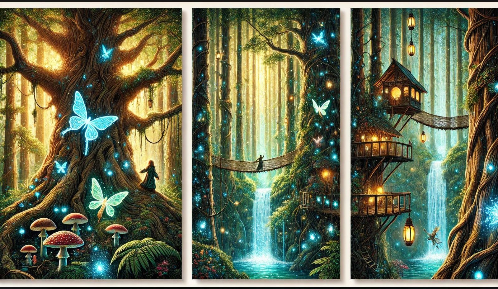 Na Triptych 2: "Enchanted Forest"