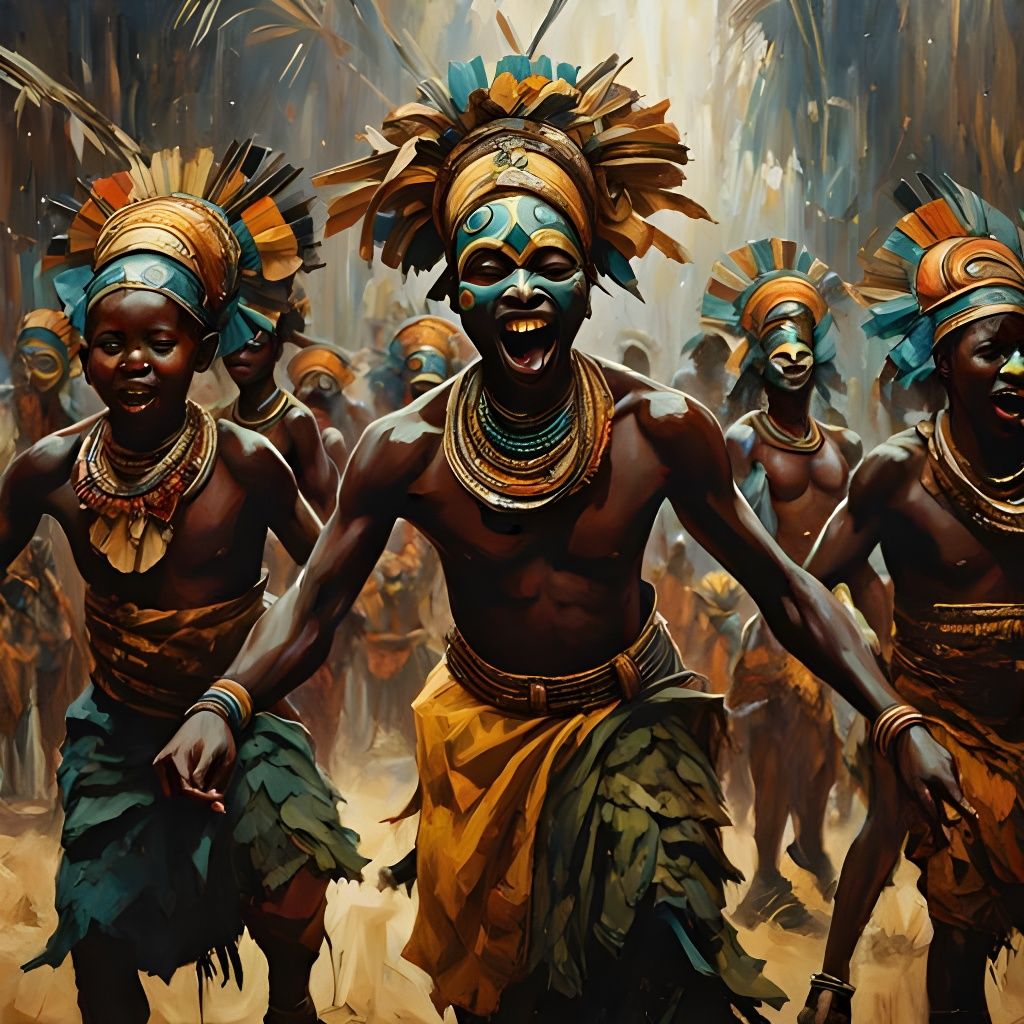 African folk dance  by @Dreamstar