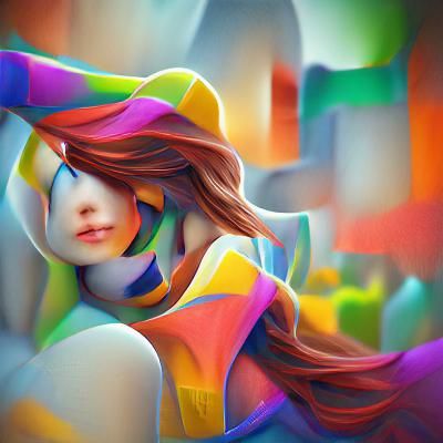 Beautiful Girl, abstract 8k resolution ambient occlusion bea...