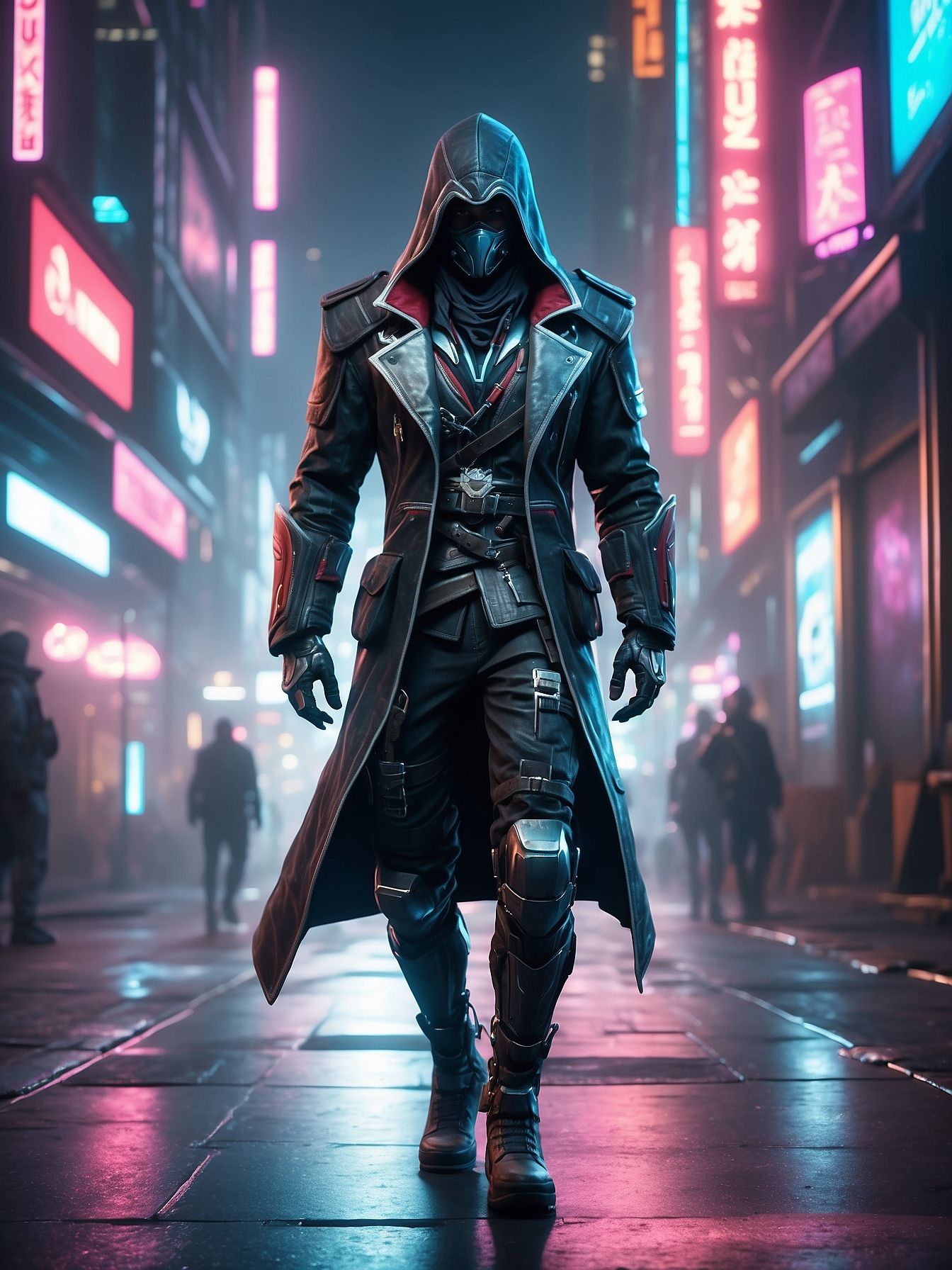 A cyberpunk Assassin