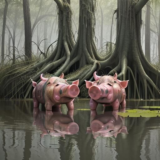 The arrival of unexpected guests (tourists lost in the swamp...