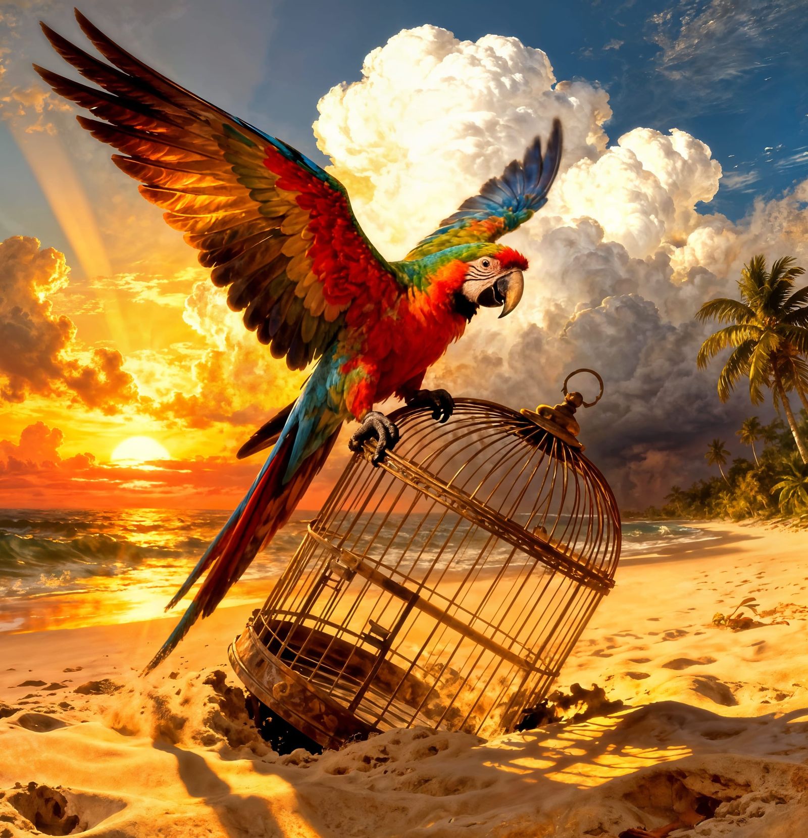 Escaping to the Beach  by @Haztac