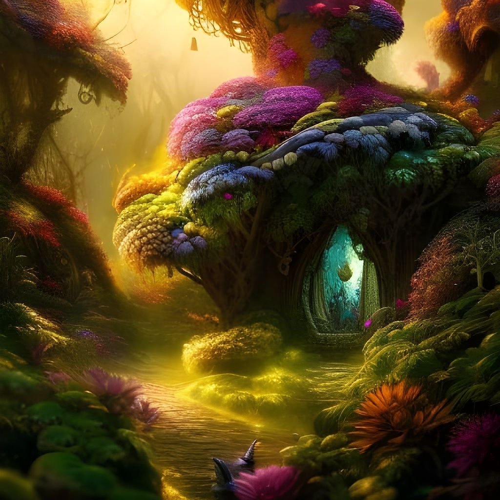 Dark GardenX2 - AI Generated Artwork - NightCafe Creator