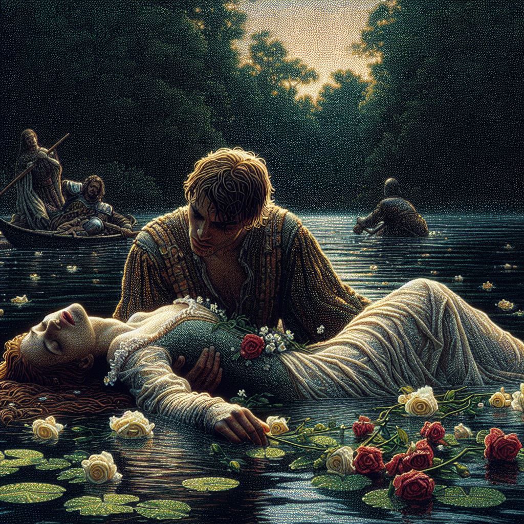 Hamlet finds Ophelia