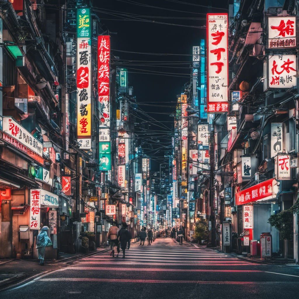 Tokyo - AI Generated Artwork - NightCafe Creator