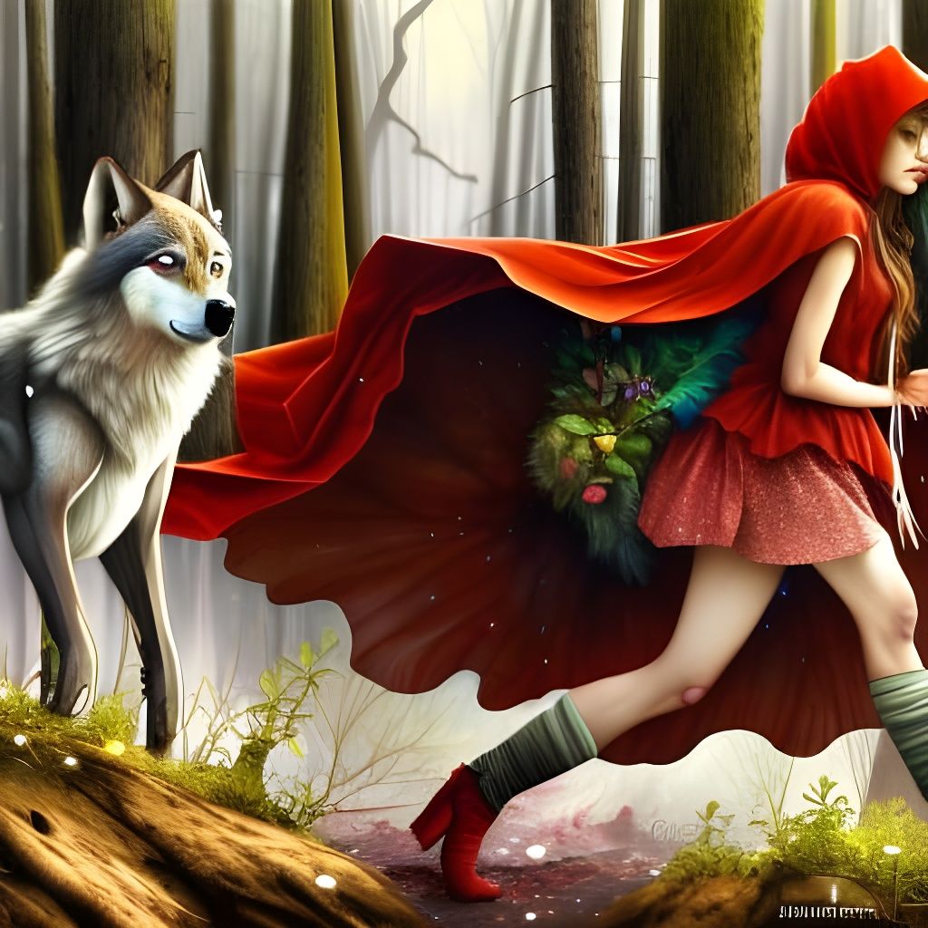 Little Red AI Generated Artwork NightCafe Creator