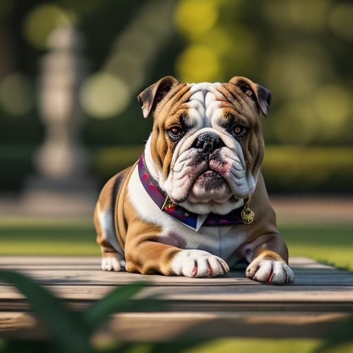 Elegant Bulldog Composition ,

[

visual masterpiece resonat...