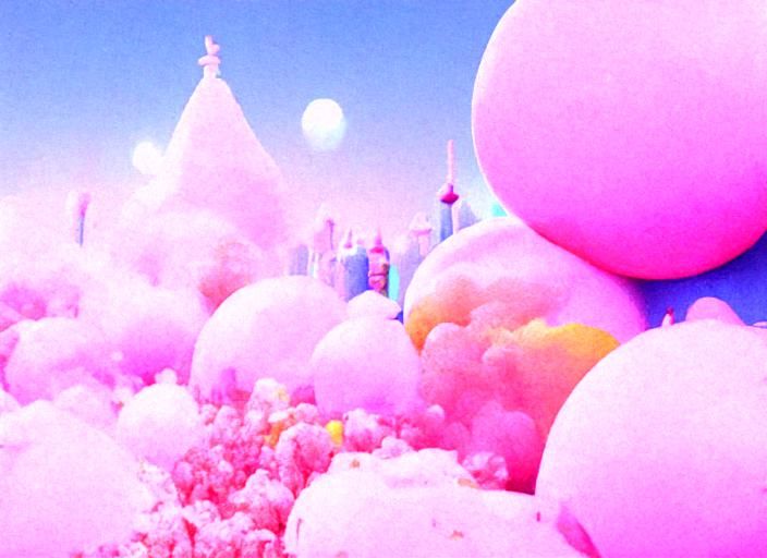Cotton candy wonderland