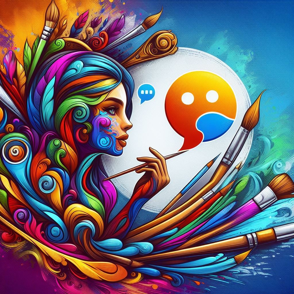 Creative Artists Chat Logo.